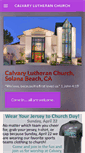 Mobile Screenshot of calvarylutheranchurch.org